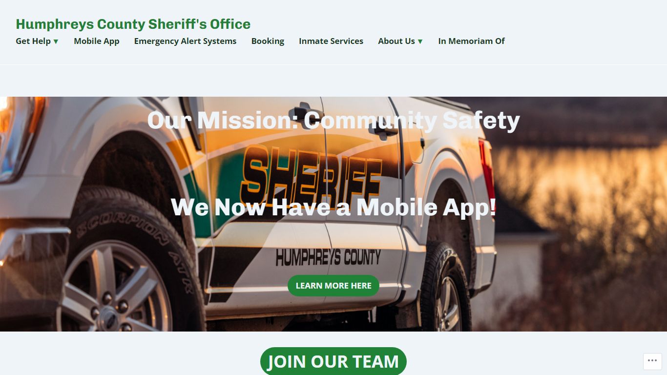 Humphreys County Sheriff's Office – Protecting and Serving Humphreys ...